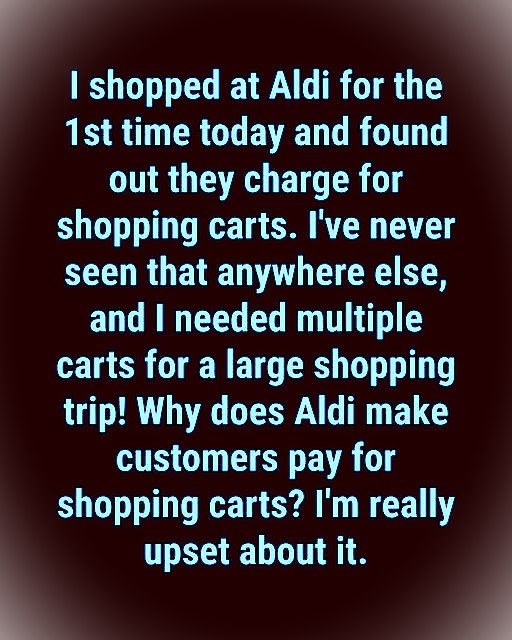 Why Aldi’s Shopping Carts Are Different From Everyone Else’s
