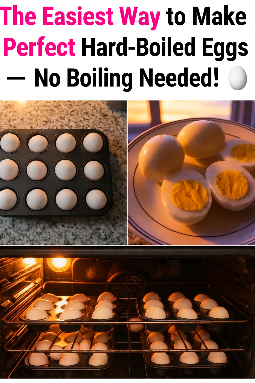 Perfect Eggs Made Easy — Try This Oven Method!