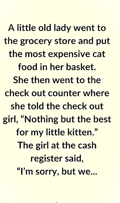 An Old Lady Went to the Grocery Store… What Happened Next Is Hilarious