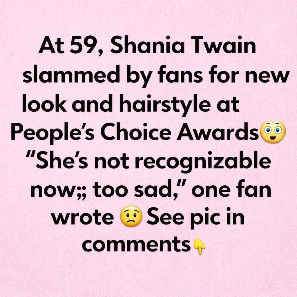 Shania Twain’s Latest Look Has Everyone Saying the Same Thing