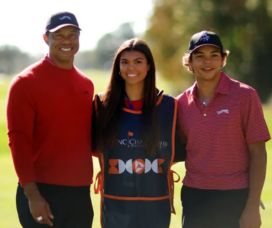 Tiger Woods’ Daughter Sam Teams Up with Dad and Brother Charlie at the PNC Championship