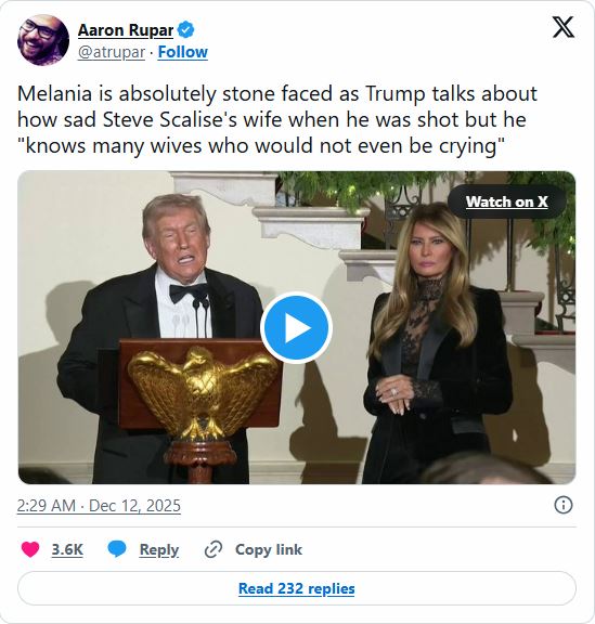 Melania’s Reaction Says It All After Donald’s Comment About Another Woman