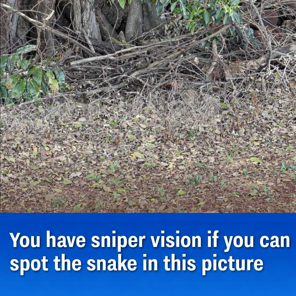 Look Closely… There’s a Snake Hidden in This Picture