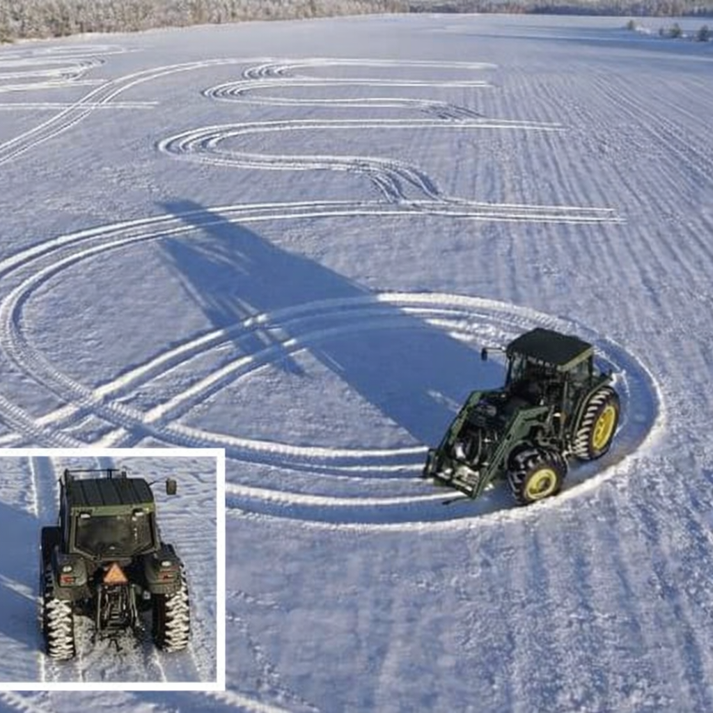 Farmer Leaves a Bold Message Written in Fresh Snow