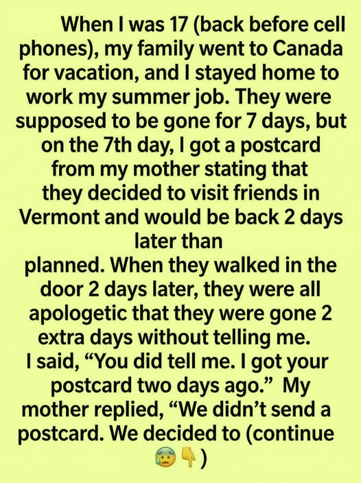 A Gentle Summer, a Family Vacation, and the Postcard That Revealed the Truth