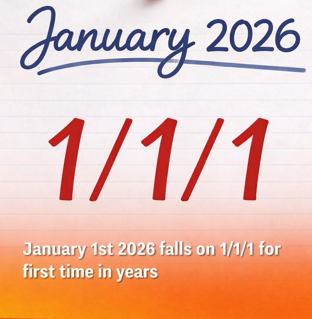 January 1, 2026 Is Being Labeled the “1-1-1” Date — Here’s Why