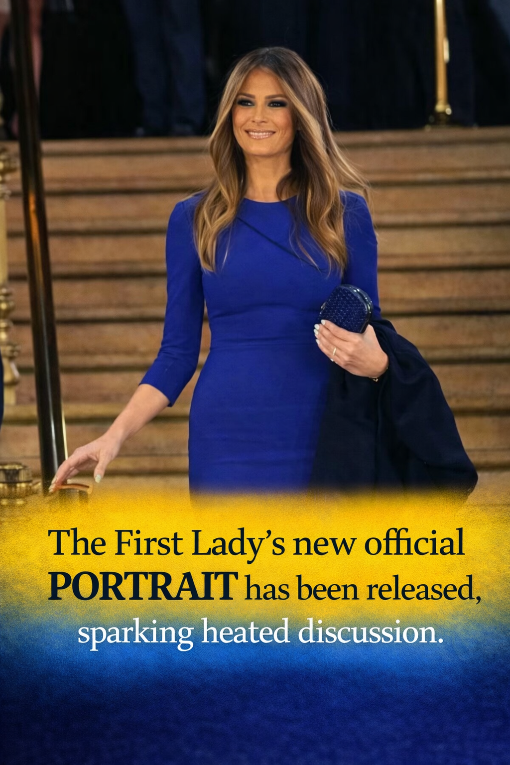 Users React with ‘Wow’ to Melania Trump’s New Official Portrait – Photo