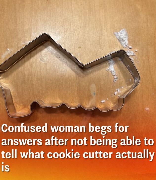 Woman Baffled by a Mystery Cookie Cutter