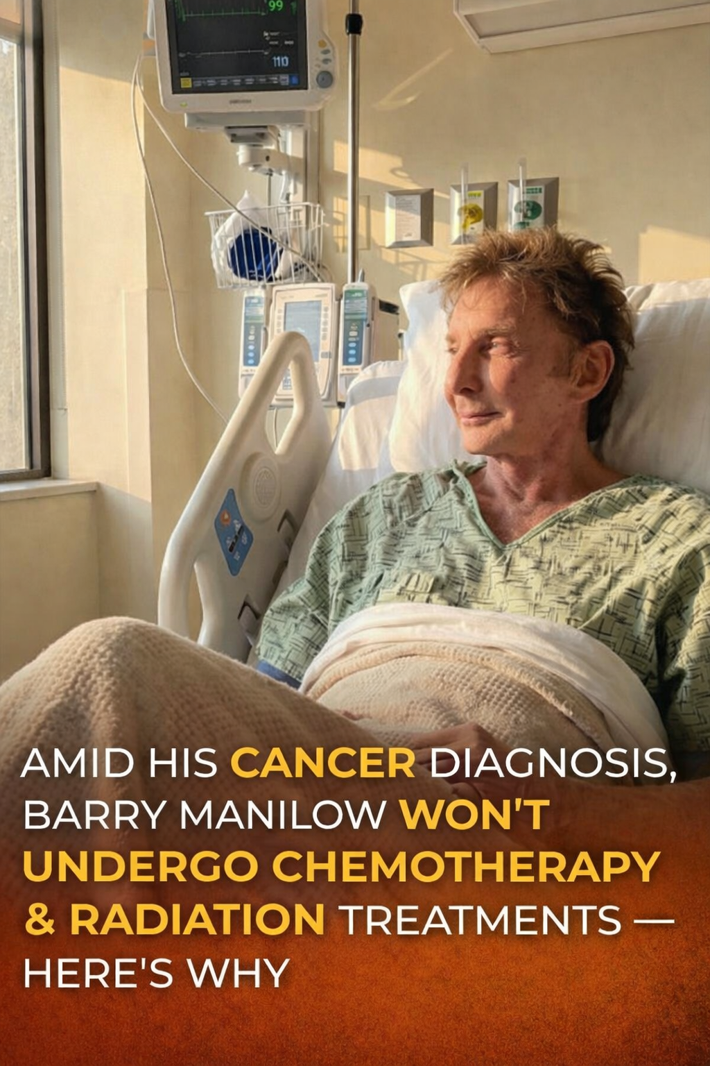 Barry Manilow Gives a Health Update from the Hospital