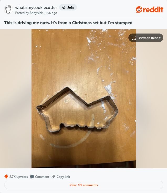 Woman Left ‘Stumped’ by Mystery Cookie Cutter